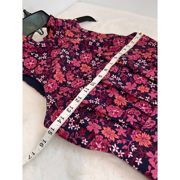 New Chelsea28 Size 2 Floral Print Halter Neck Midi Dress - Picture 6 of 13